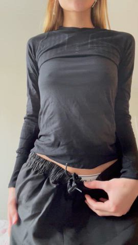 How's the view on my perky tits? : video clip