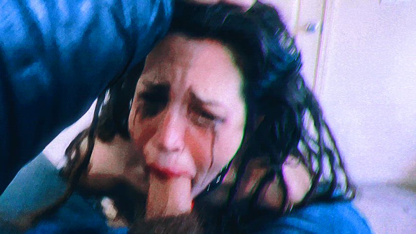 Making her choose cock over oxygen : video clip