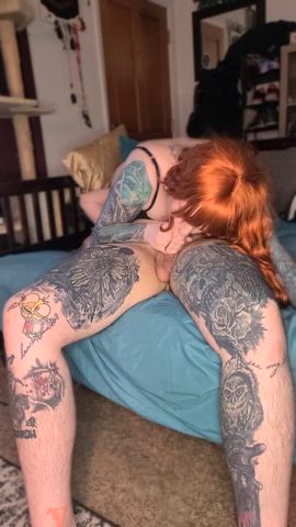 My hair was kissed by fire, and your cock is getting kissed by me : video clip