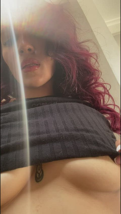 Can you guess my boob size? : video clip