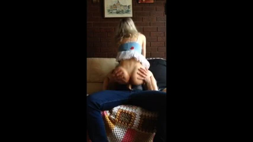 Can I bounce on your cock ? 🥵🍆 : video clip