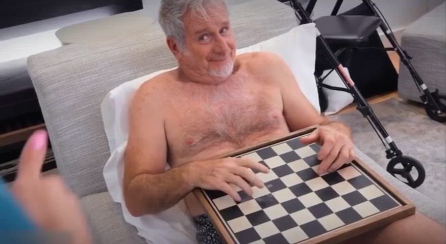 Reluctant at first, but couldn’t resist grandpas big cock : video clip