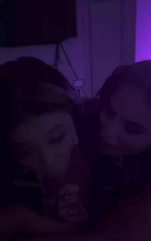 I’m shy, I need my friends there for m(oral) support when I suck a cock : video clip