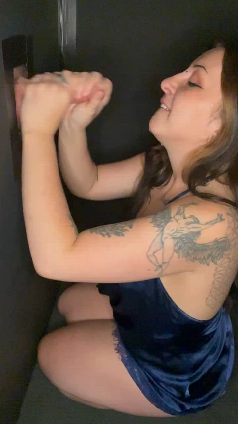 Could you handle a gloryhole handjob? ;) [OC] : video clip