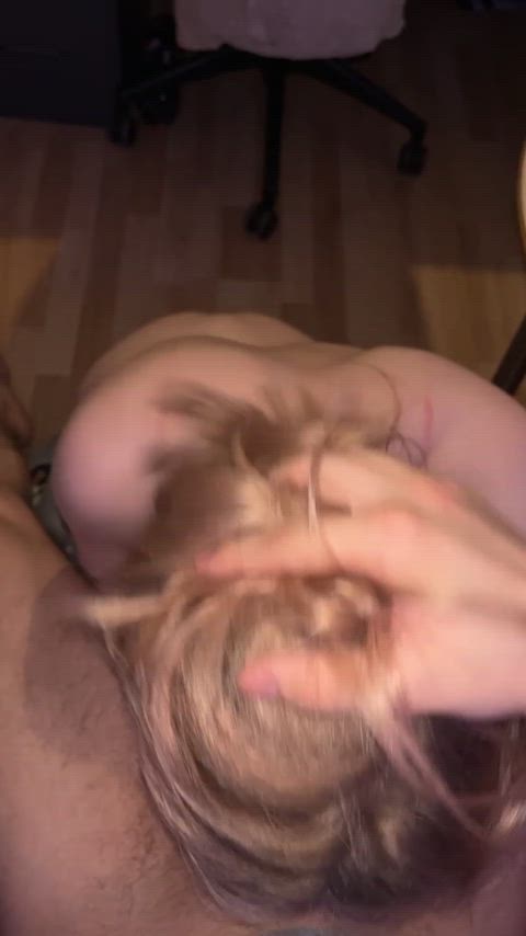 Would you accept a blowjob like this from me : video clip