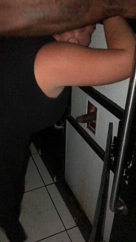 Just being a hot wife gloryhole slut for BBC : video clip