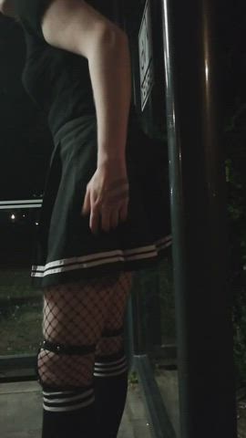 Get so porn addicted that you cant help yourself, even while waiting for the bus 🤤 : video clip