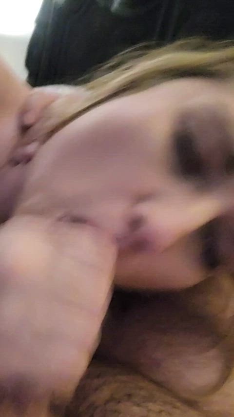 I love jacking him off on my face then sucking his cock for every drop 😋 🥵🤤 : video clip