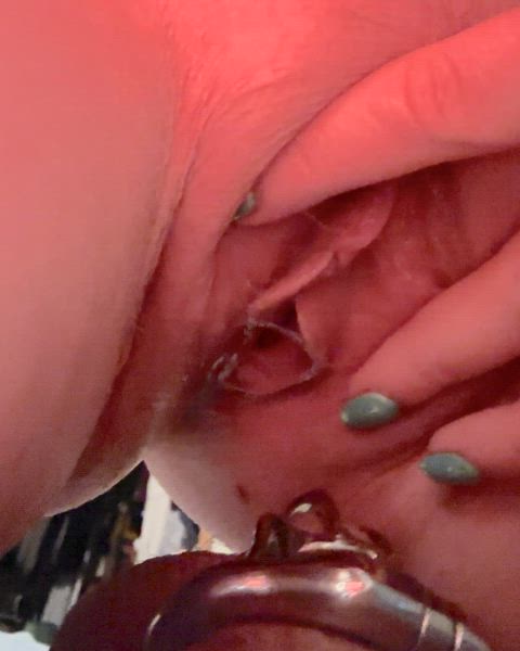 My wife enjoys verbally degrading me after fucking her bull while her creampie drips down onto my chastity cage. She made me sleep with his semen on my “spurt” : video clip
