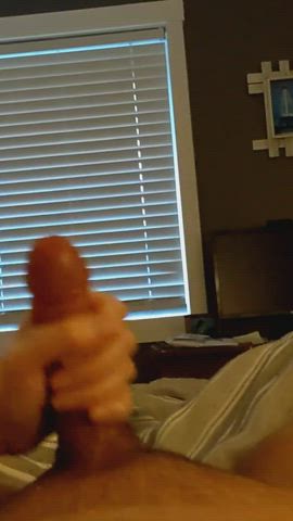 When he wakes up with morning wood, I help him out. : video clip