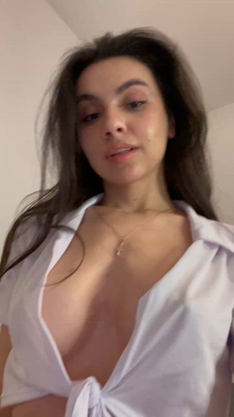 I brought my nipples closer so you can see them better : video clip