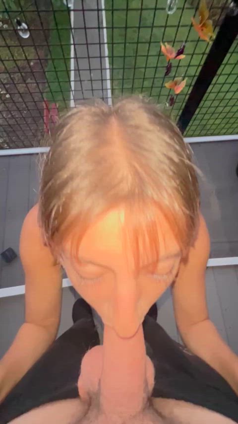 eye contact is a must during bj : video clip