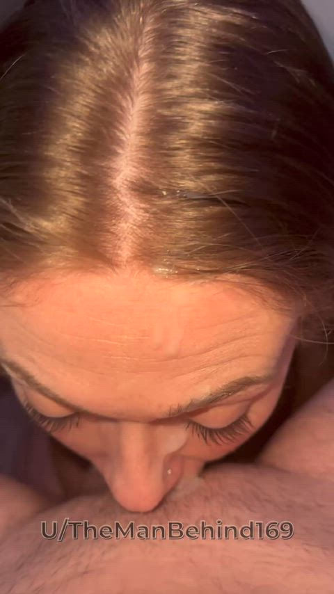 Cum covered and throating💦😈🔥 : video clip