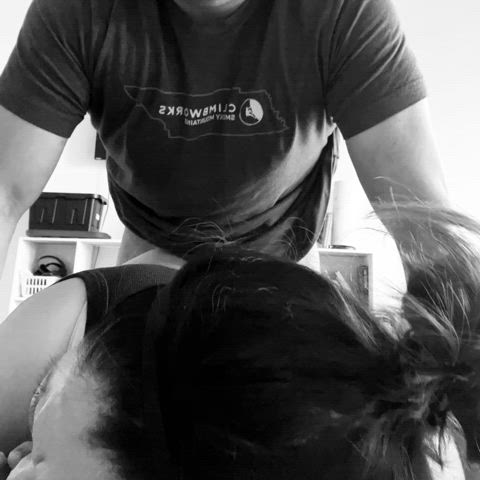 Pounding her into the bed. She loves this position😏 : video clip