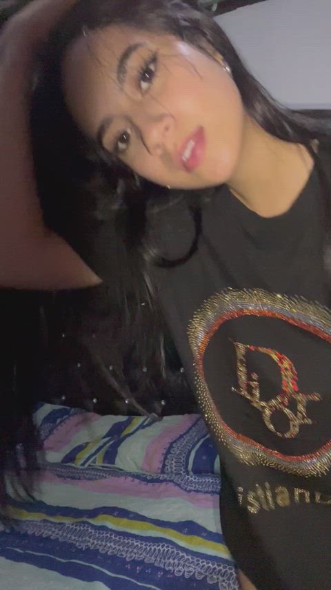 Does anyone have a cock for an 18yo latina like me to borrow? : video clip