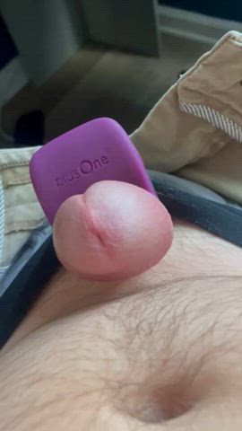 I tried to stop but the vibration 🤤 : video clip