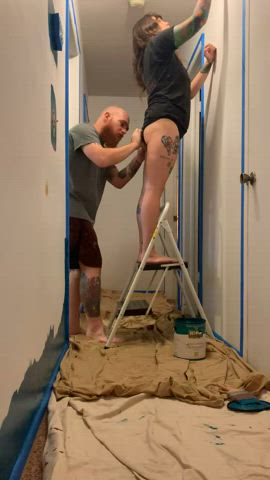 I know you want it, but this house isn’t going to paint itself! : video clip