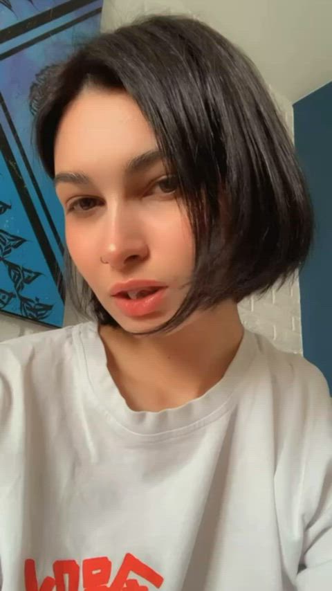 Say Hi if I can practice my sucking skills with your hard cock instead : video clip