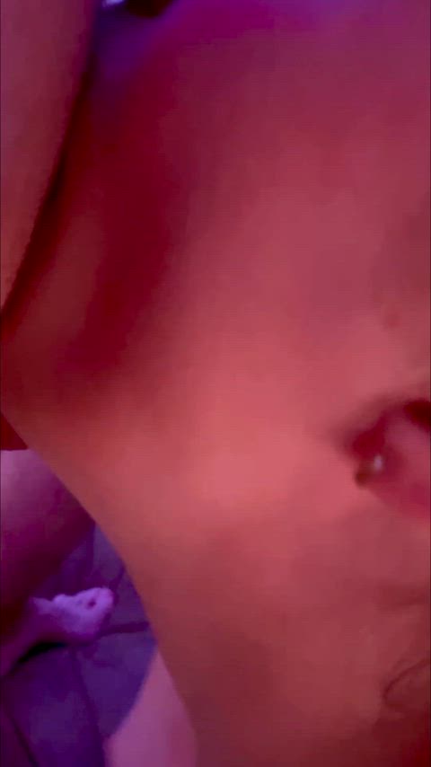 Close up of my balls deep blowjob : video clip