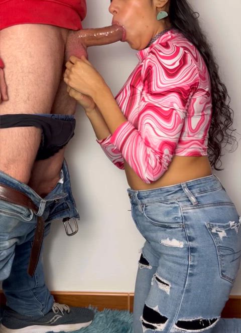 He loves how I try to take it all every time : video clip