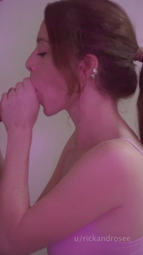 Some ran down my face, but I swallowed everything that made it onto my willing tongue :) : video clip