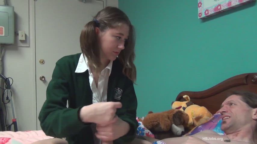 Cumshot Teen Cock Porn GIF by pornbangers : video clip