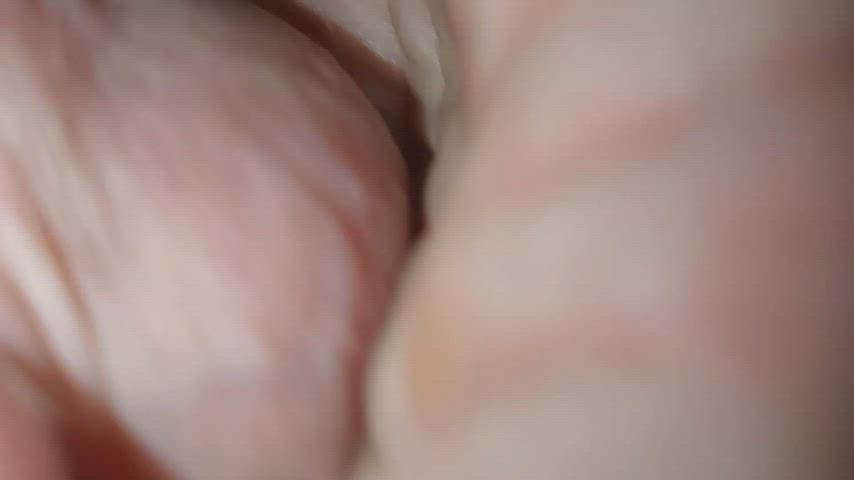 That feeling when it first goes in...I grip his balls.....and control the depth, then let my arsehole relax and grip his cum filled cock, 47 : video clip