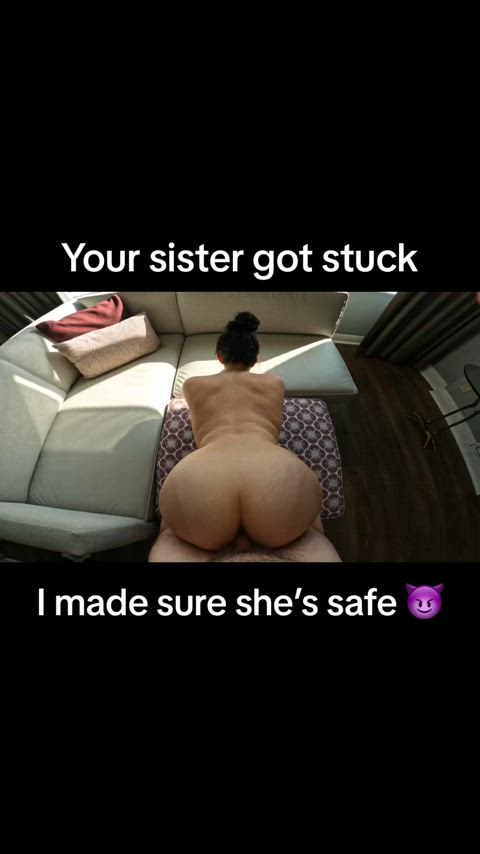 My brothers best friend came over to help me get unstuck from the couch : video clip