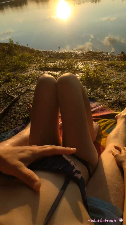 Something innocent for a change, had some fun at the river the other day 🤭 : video clip