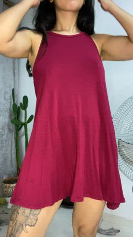 last night there were no panties for the dress : video clip