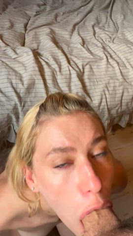 Airtight blowjob I won’t miss a drop of your juices : video clip