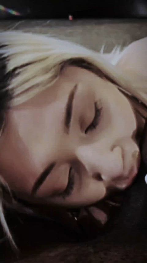 Your girlfriend is addicted to his huge black cock. She's adickted. : video clip