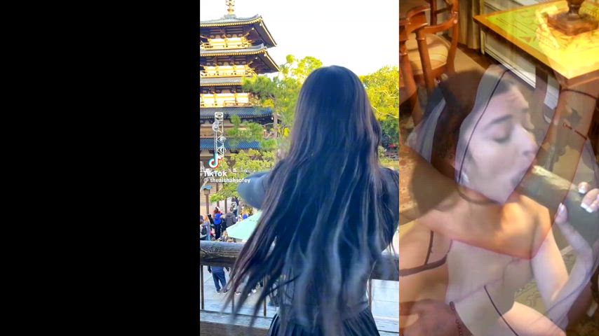 Another Hot Ass Split Tik Tok Edit : video clip
