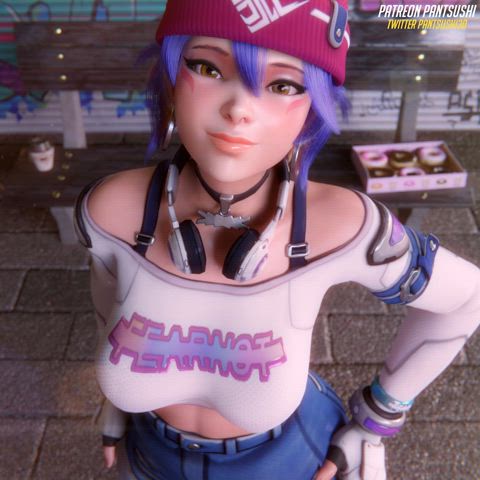 Kiriko forgot the concert tickets [Overwatch] (Pantsushi) : video clip