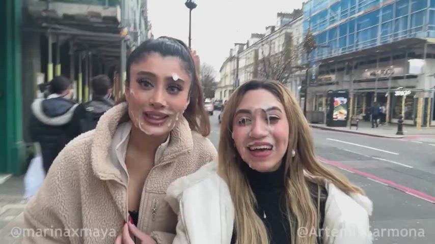 Facial Cumwalk Public : video clip