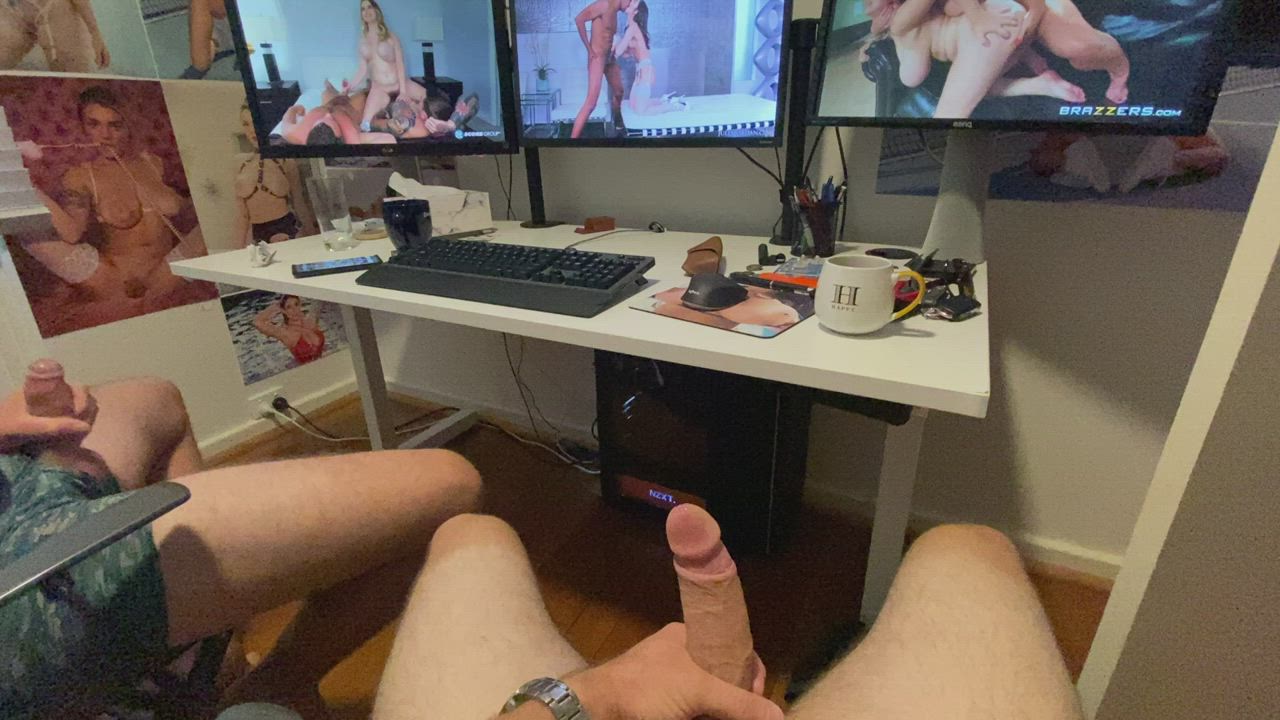 Craving a masturbation bromance with a gooner : video clip