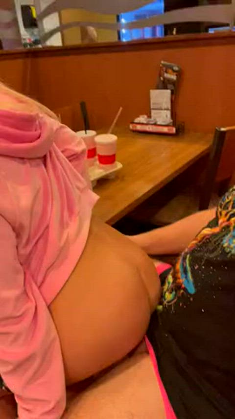 Fast food restaurant quickie can I ride you in public goon bud : video clip