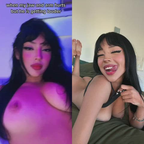 Boobs TikTok Tits Porn GIF by miaamador💦👅🥵 : video clip