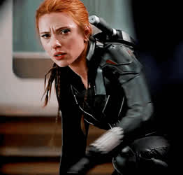 Defeated Black Widow watching you unzip your pants… [Scarlett Johansson] : video clip