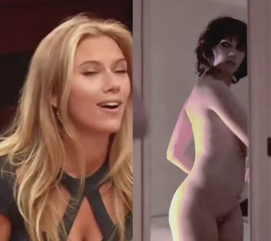 Finish the sentence: Scarlett Johansson and _______ would make the PERFECT threesome! : video clip