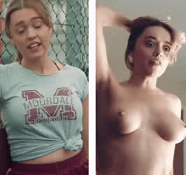 Aimee Lou Wood have amazing body❤look at her boobs❤ but she is so under rated.. she like to celebrate like Sydney : video clip