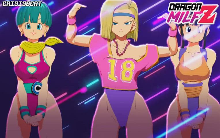 Bulma, Android 18, Chichi - The aerobics moms' club is very popular in West city (Crisisbeat) [Dragon Ball] : video clip