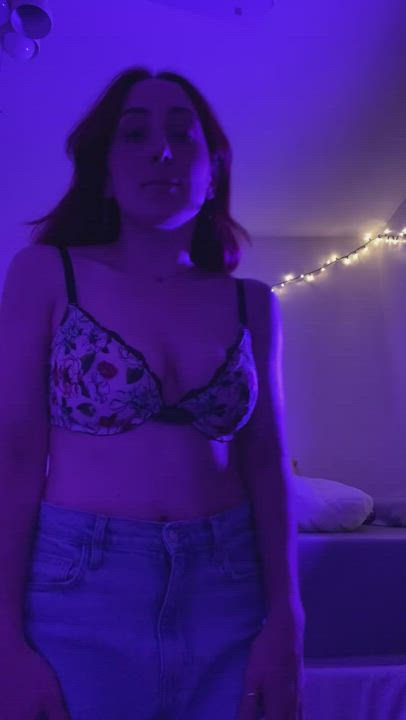 Do you like my new bra on.. or off? : video clip