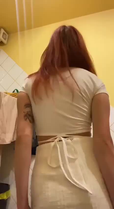 ass in thong or thong in ass? : video clip