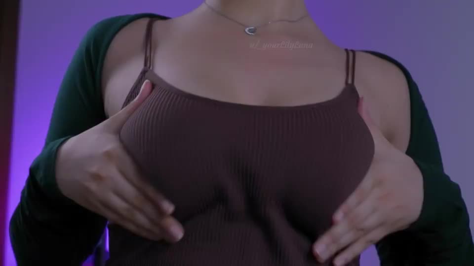 I haven't had my titties fucked for so long, we can fix that together if you want 💜 : video clip