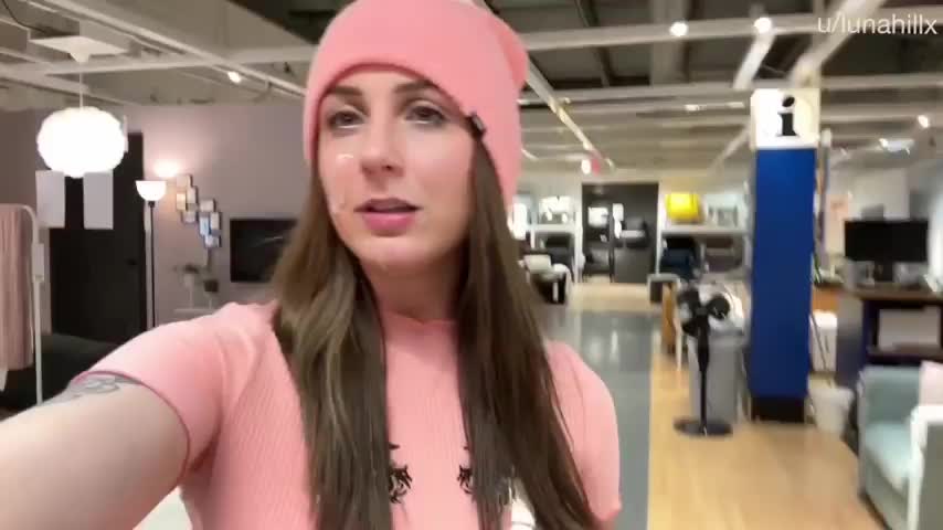Covered in cum at IKEA : video clip