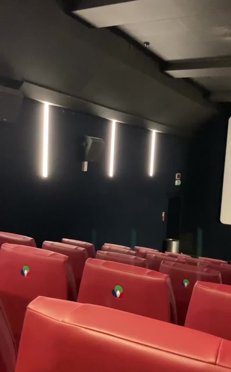 I have a nice program in mind a[f]ter the lights in this cinema go out... : video clip