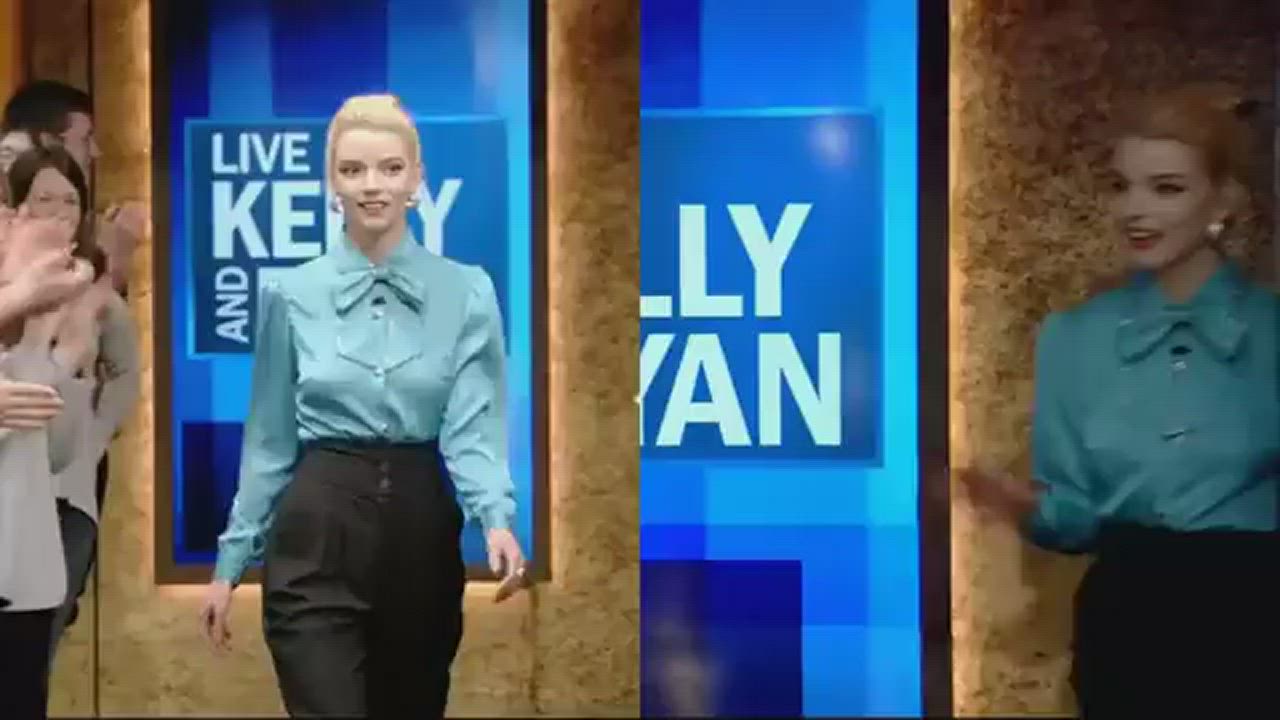 Anya Taylor-Joy and her beautiful bouncy tits : video clip