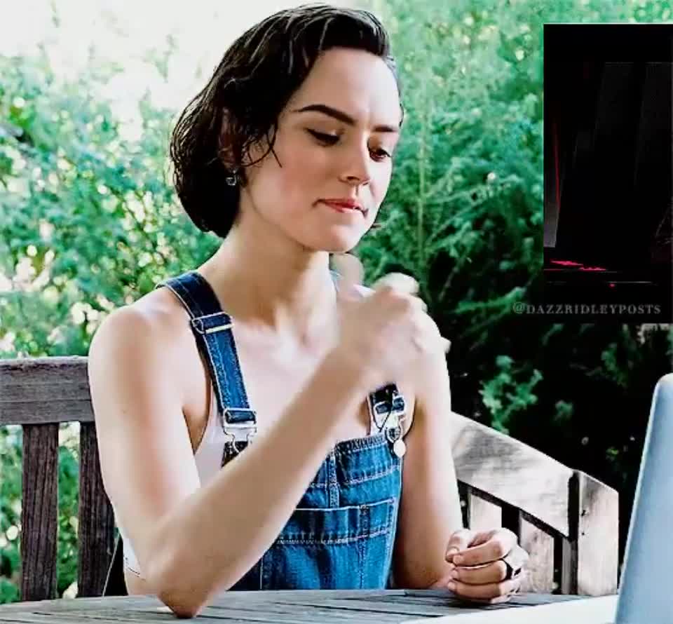 I have a massive crush on Daisy Ridley. : video clip