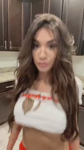Welcome to Hooters, what would you like? : video clip